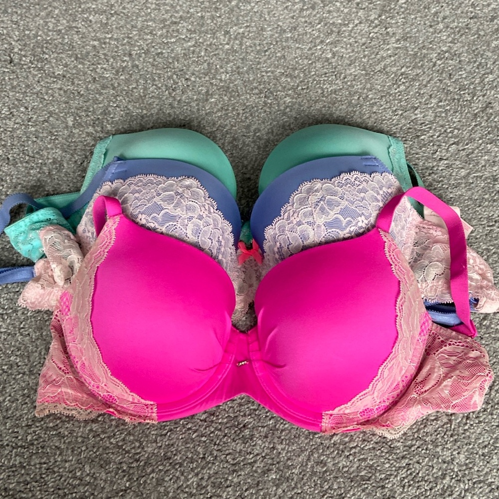 3 Victorias Secret Bras size 34D